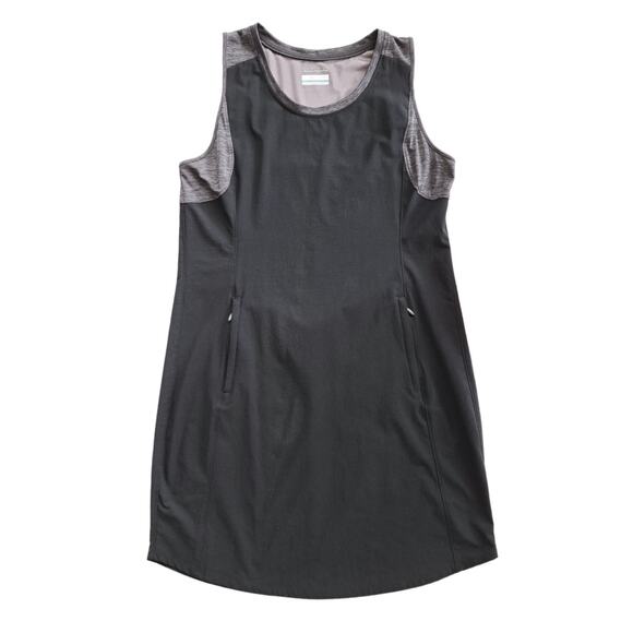 Columbia Bryce Peak Dress Size Large  Black Grey Sleeveless Outdoor - Picture 2 of 11